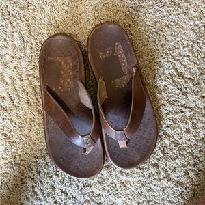 Brown Flip Flop Sandals